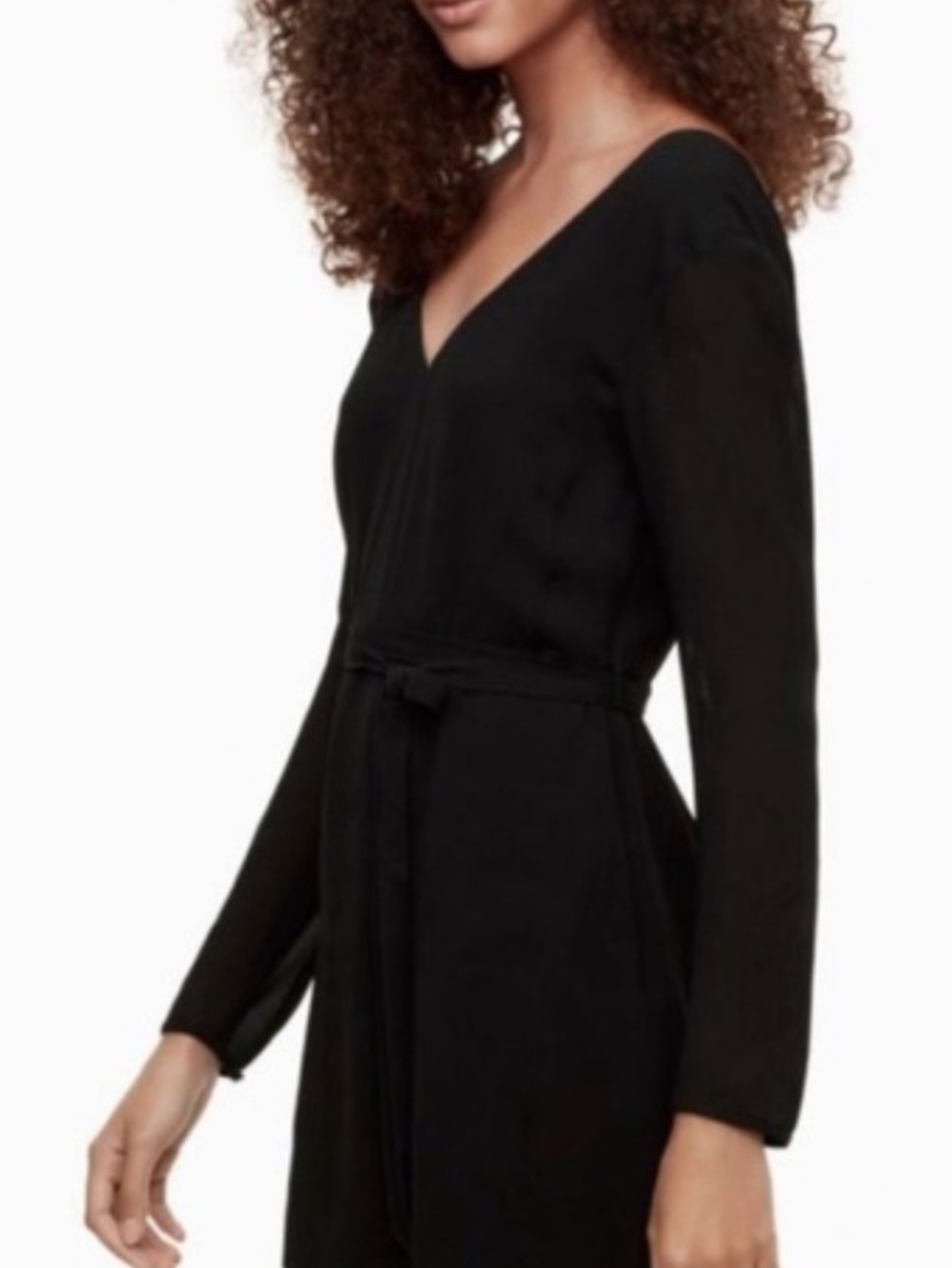 Aritzia Little Moon Cordata Dress In Black Size 2